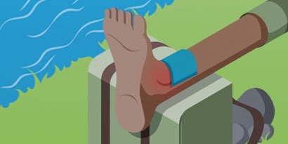 TWISTS & SPRAINS? NO RICE, NO DICE.